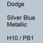 Preview: Dodge, Silver Blue Metallic, H10 / PB1.